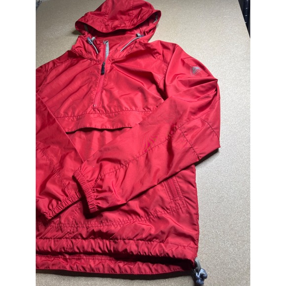 Nike ACG Other - Nike ACG Red Anorak Windbreaker Half Zip Pullover Hooded Jacket Mens Small